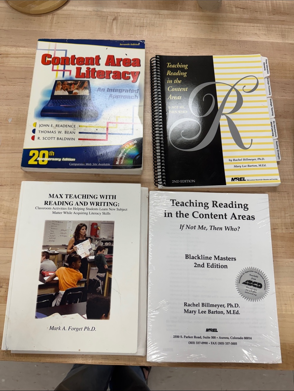 McREL Educational Book - White Cover with Yellow Trim